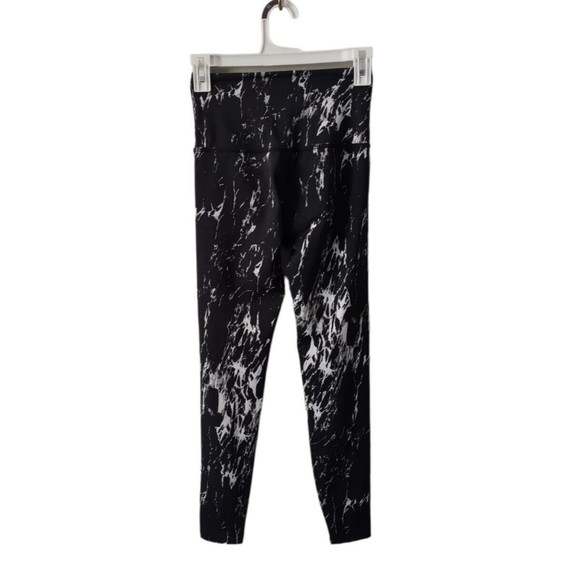Beyond Yoga Olympus Midi Black White Marble Leggings Womens XS Activewear Lounge - Picture 6 of 6